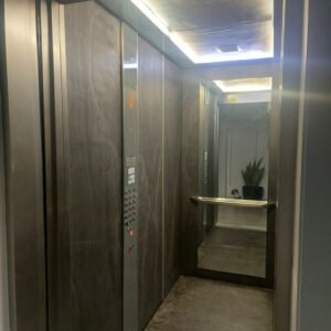 אבן טבעית אלסטית דקה בחיפוי מעלית
