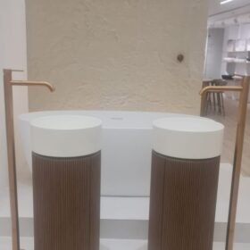חיפוי קירות חדר אמבט באבן סיב